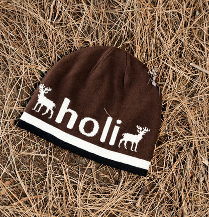 holiday brand x sonny *boy* - reversible beanie (brown/blue)